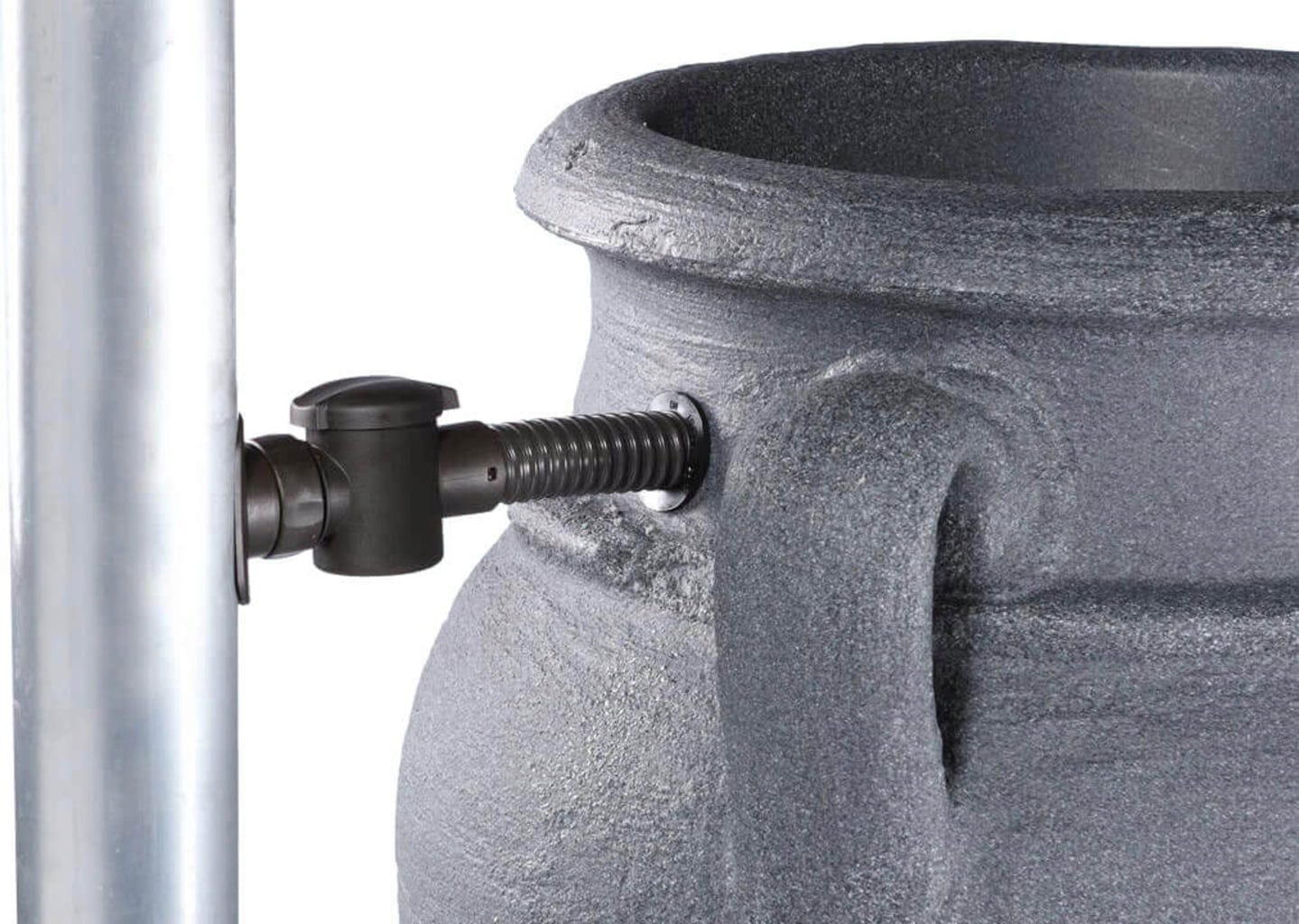 Récupérateur d´eau de pluie - Réservoir Antik amphore 250 L - Gris granite