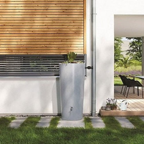 Récupérateur d´eau de pluie Stone 2 en 1 350 L - Silver