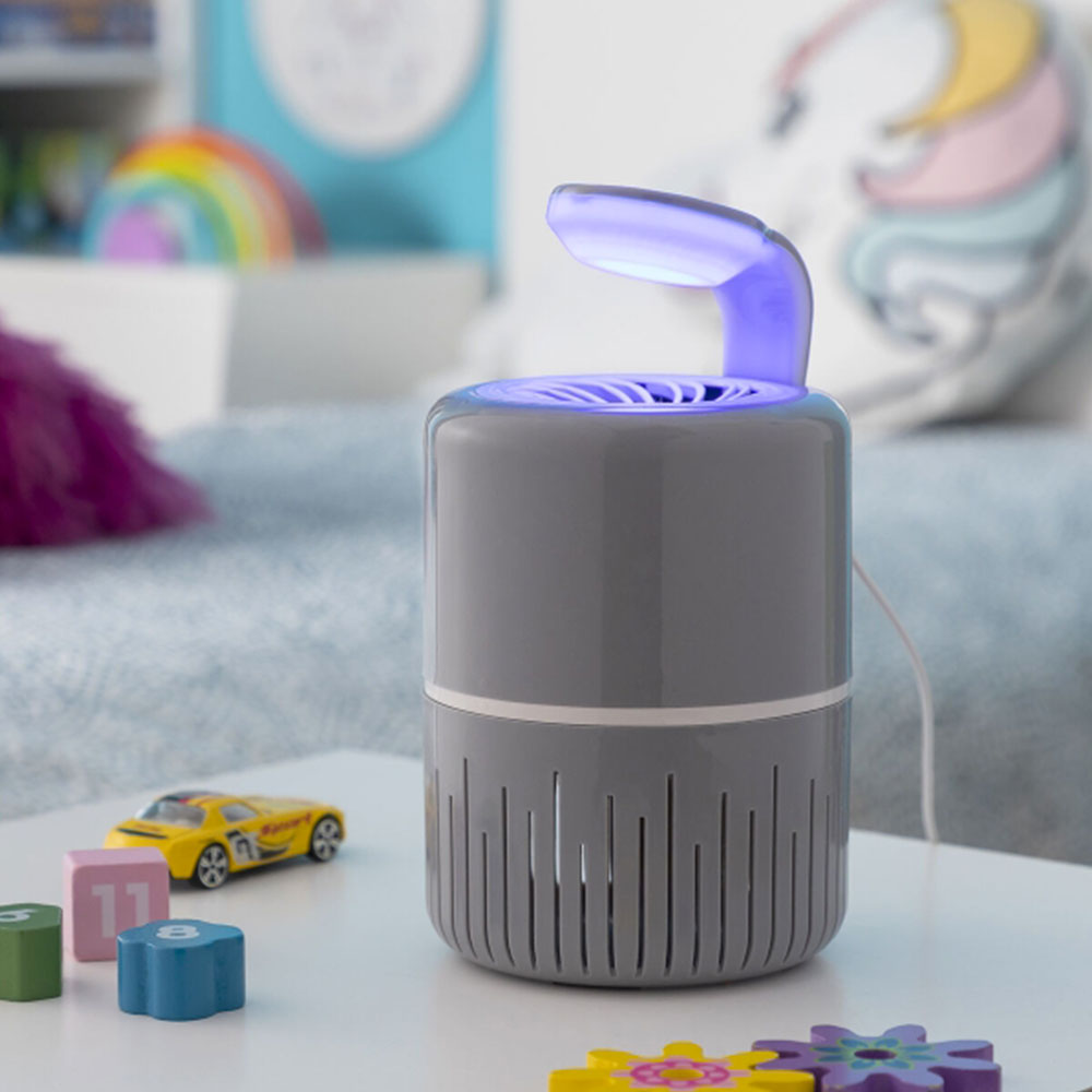 Lampe anti-moustiques  à aspiration silencieuse avec led uv