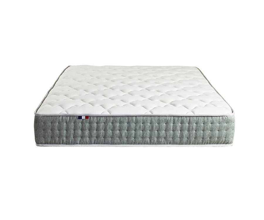 Matelas Ressort 26 cm  7 zones Face Hiver/Eté 140x190 Fabriqué en France