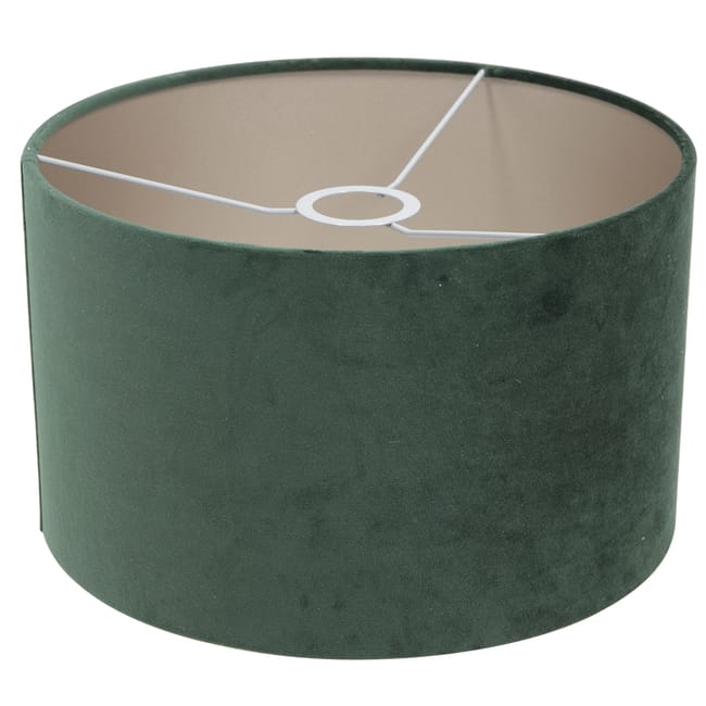 Lampe de table avec abat-jour en velours vert - Lyons