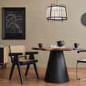 Lampe de table avec abat-jour en velours bleu - Lyons