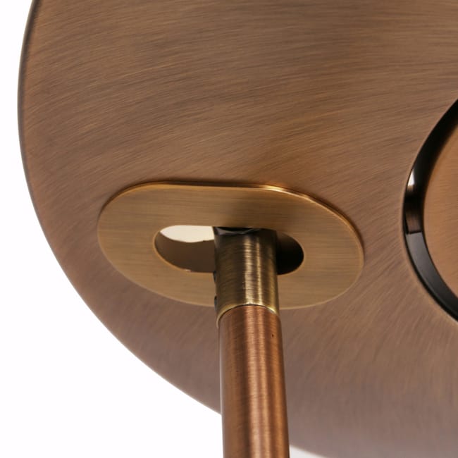Lampadaire bronze avec liseuse - Zénith