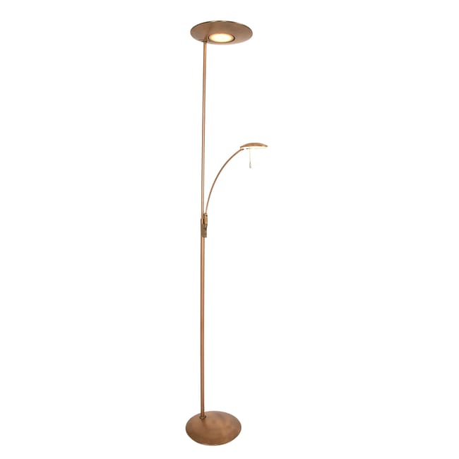 Lampadaire bronze avec liseuse - Zénith