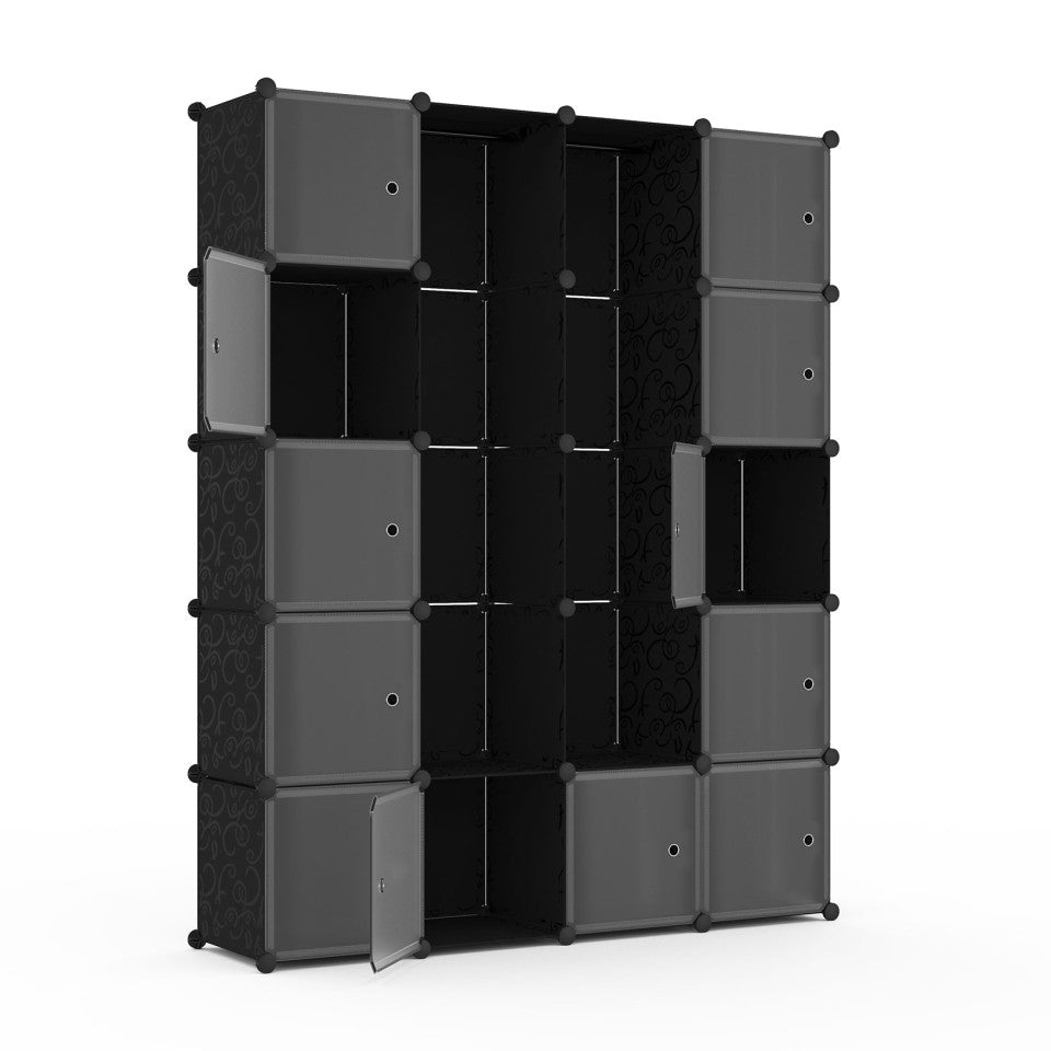 Armoire de rangement multifonction 16 cubes