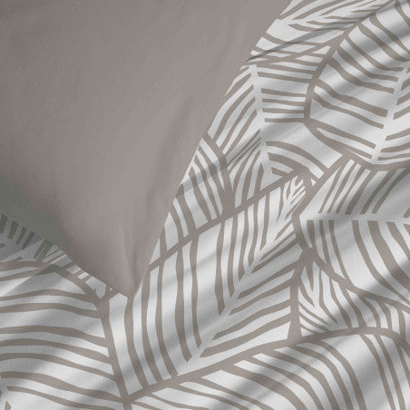 Pack Complet Housse de couette  Imprimé 140 x 200 cm - Drap housse 90 x 190 cm - 100% coton / 57 fils/cm² - FIRA NATUREL