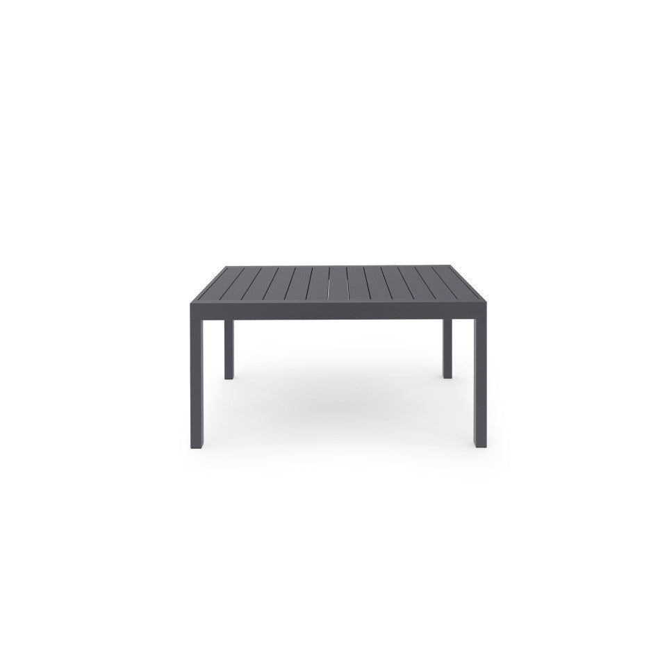 Salon de jardin extensible 12 places en polywood gris