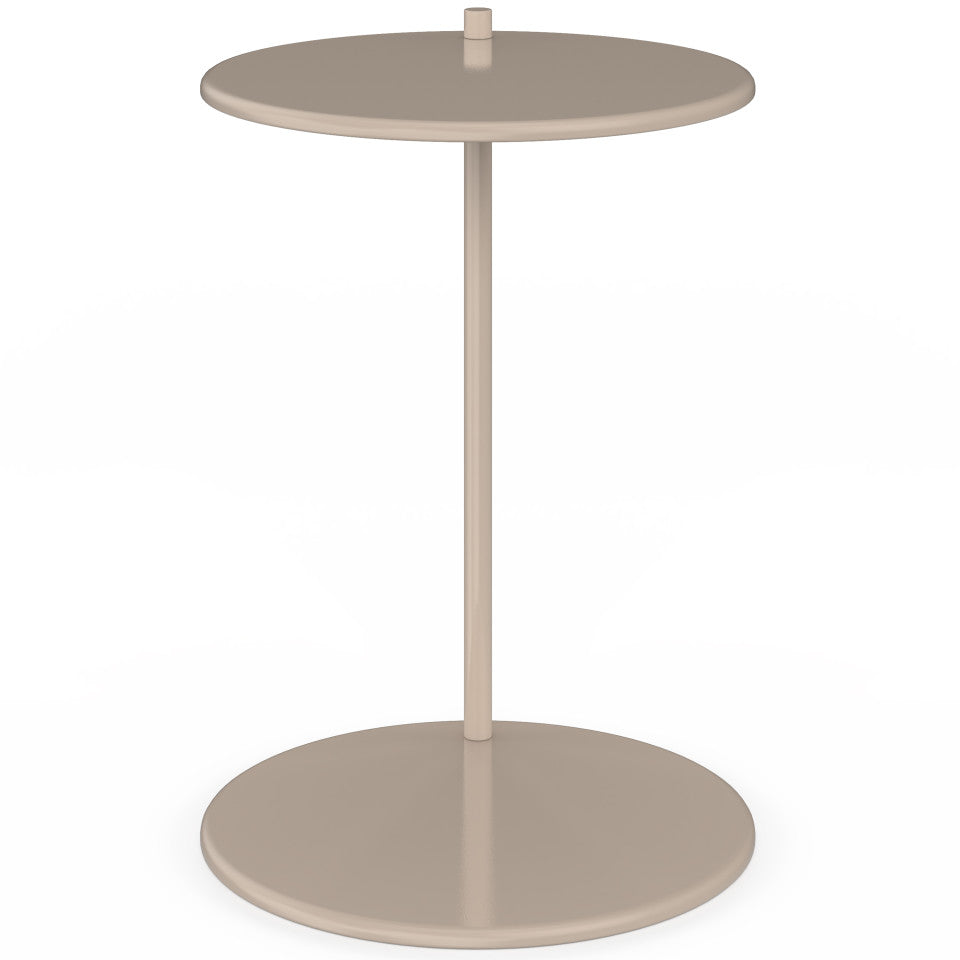 Tables d'appoint Léante métal taupe - lot de 2