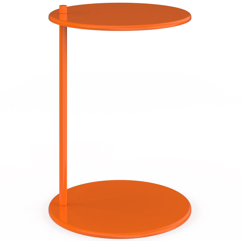 Tables d'appoint Léante métal orange - lot de 2