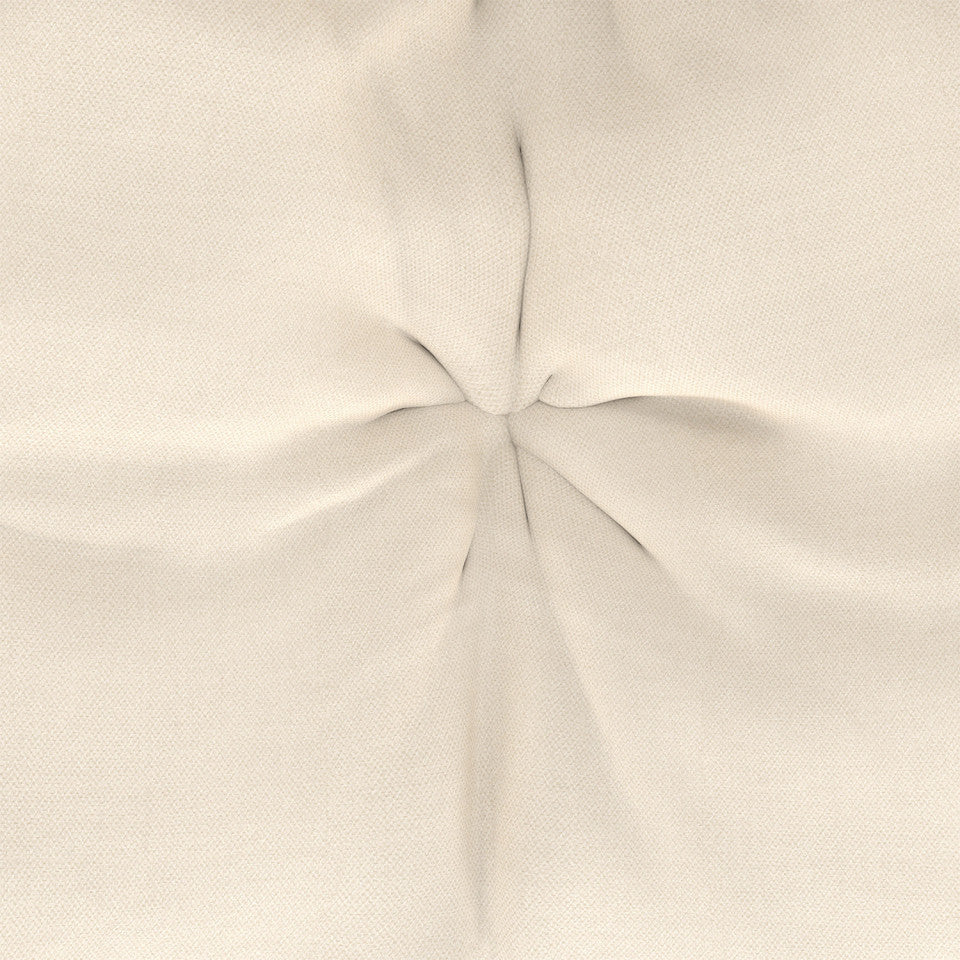 Fauteuil de jardin Lois rotin et coussin écru