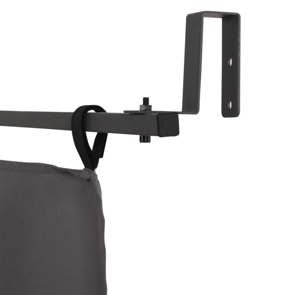 Rideau universel pour pergola gris avec tringle 3m