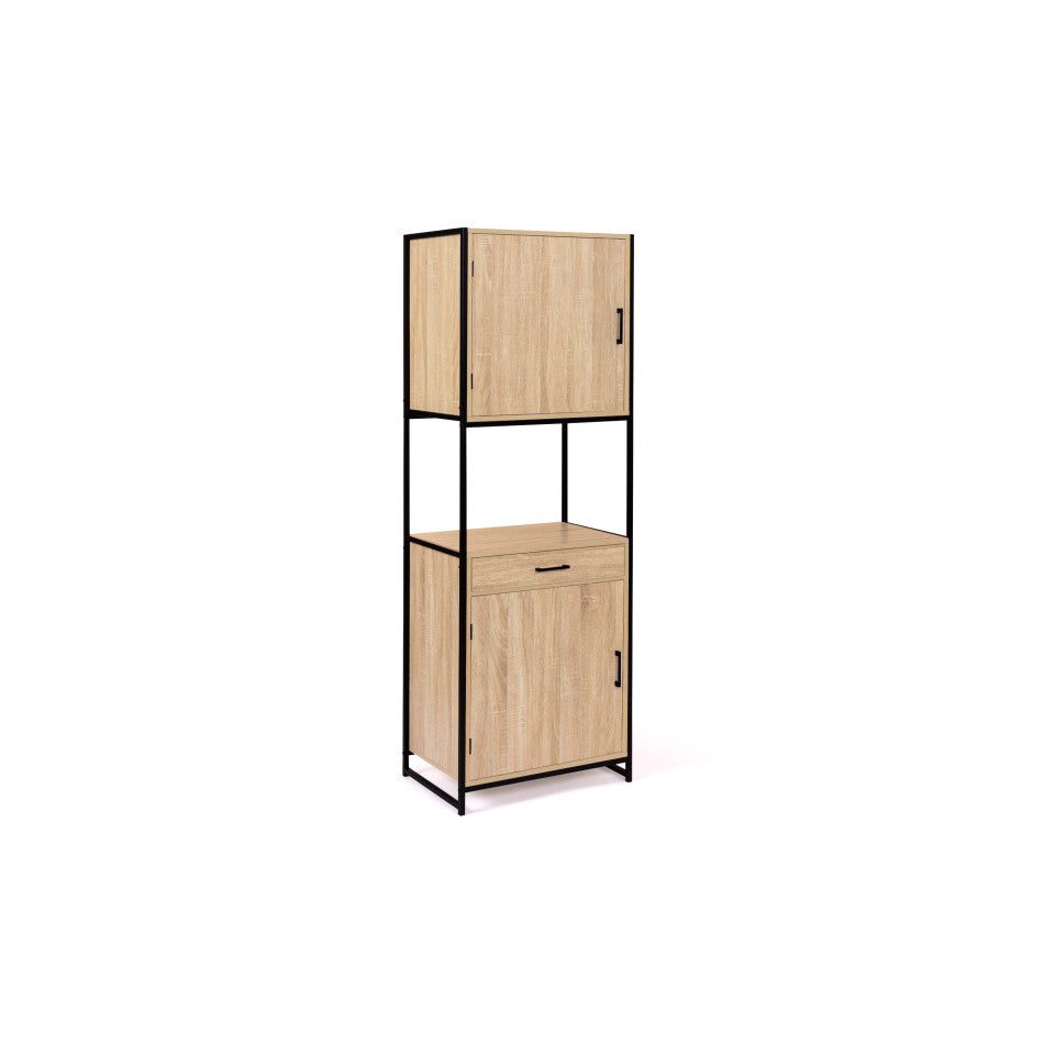 Meuble de cuisine / Vaisselier Memphis 2 niveaux 60x170cm