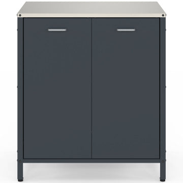 Meuble cuisine extérieure Alméria gris 2 portes