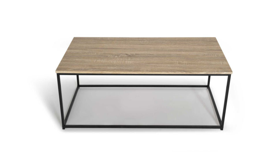 Table basse Memphis bois L113cm
