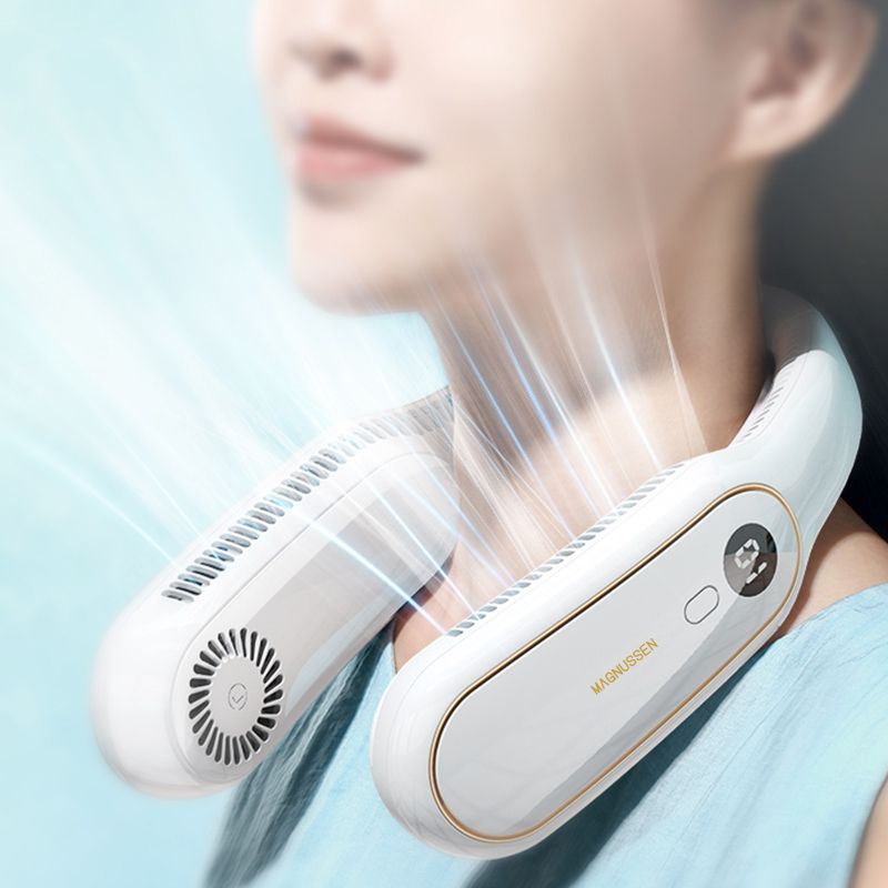 Ventilateur de cou portable blanc