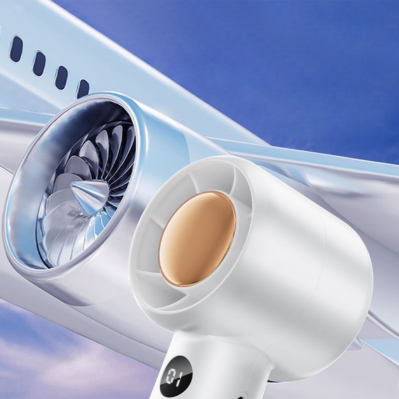 Ventilateur turbo nomade rose compact