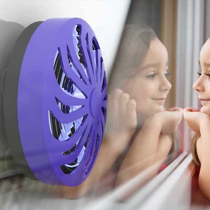 Disque solaire électrique avec lumière bleue anti-insectes