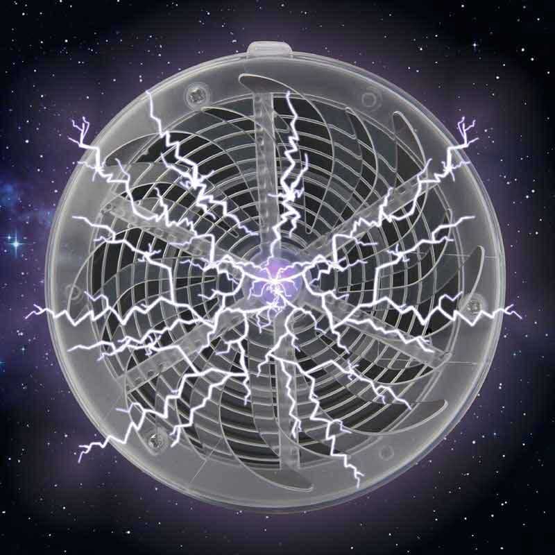 Disque solaire électrique avec lumière bleue anti-insectes